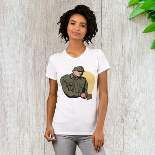 T-shirt Officier militaire Soldat de l'Armée rétro