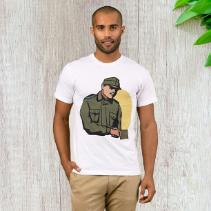 T-shirt Officier militaire Soldat de l'Armée rétro