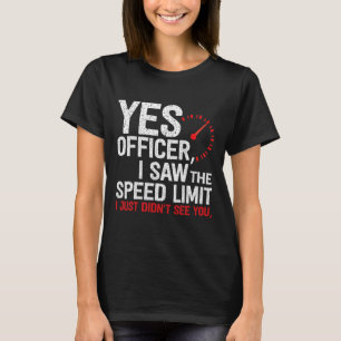 T-shirt Officier Vitesse - Pour Les Amateurs De Voiture Am