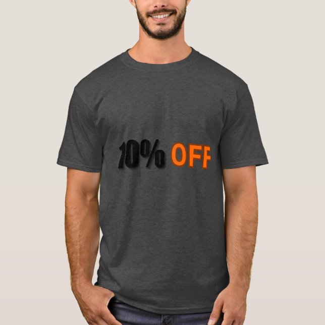 T-shirt "Offre de réduction - 10% de réduction (Devant)