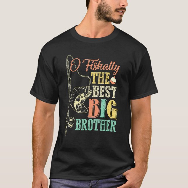 T-shirt Ofish L'Oiseau Meilleur Grother Cute Boys Pêche (Devant)