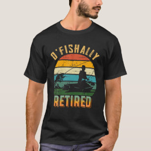 T-shirt Ofish Retraité 2022 Funny Fishing Lover Retirem