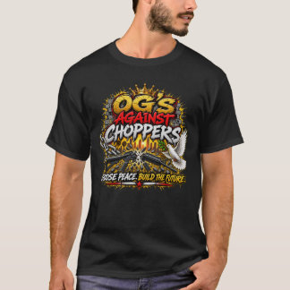 T-shirt OG contre les hélicoptères choisissent un avenir p