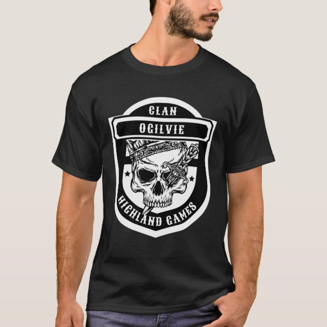 T-shirt Ogilvie Scottish Clan Games (Devant)