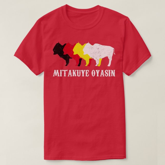 T-shirt Oglala Lakota Sioux (2)  (Design devant)