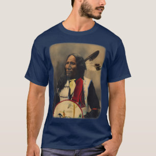 T-shirt Oglala Siou Lakota Chef Grève Avec Le Nez Originai