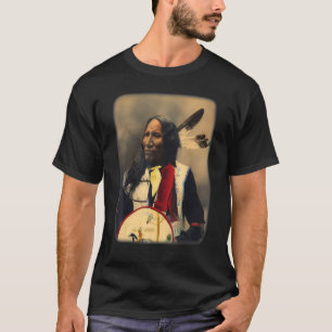 T-shirt Oglala Sioux Lakota Chef Grève Avec Le Nez Origina