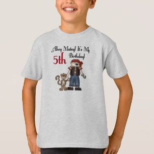 T-shirt Oh 5ème anniversaire de pirate de copain