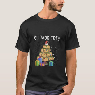 T-shirt Oh Arbre Taco Nourriture Mexicaine Drôle Noël Moch