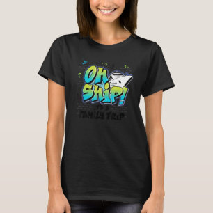 T-shirt Oh Bateau C'est un voyage en famille Graffiti Aér