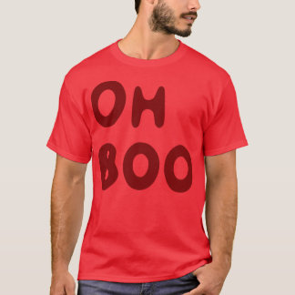 T-shirt Oh Boo dans le sang rouge