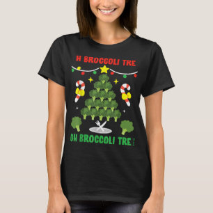 T-shirt Oh Broccoli Arbre drôle Végétarien Végétarien Noël