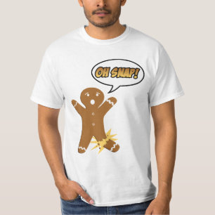 T-shirt Oh chemise drôle de bonhomme en pain d'épice de