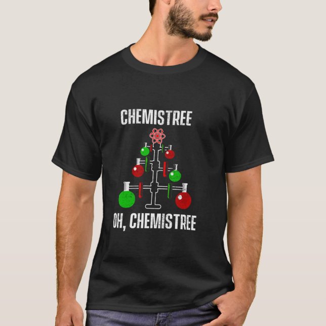 T-shirt Oh Chemist Tree Chemistree Pun Science Chimie X (Devant)