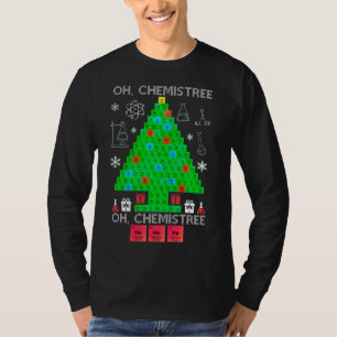 T-shirt Oh Chemistree Chemist Tree Funny Science Noël