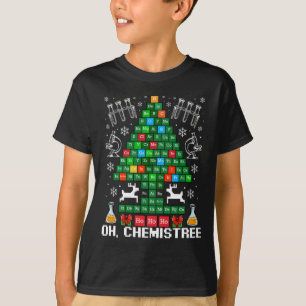 T-shirt Oh Chemistree Christmas Chemistry Science Periodic