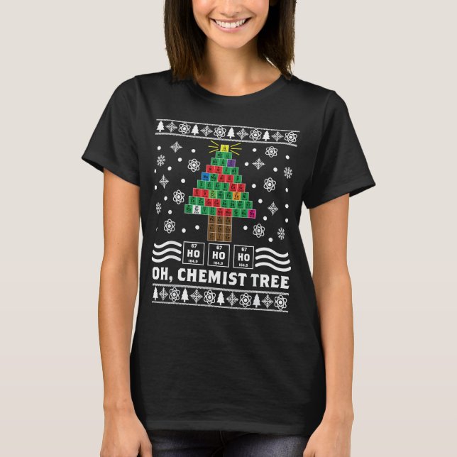T-shirt Oh Chemistree Funny Science Design Cadeau (Devant)