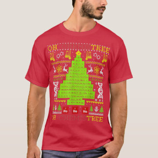 T-shirt Oh Chemistree Funny Science Noël Arbre de Noël 15