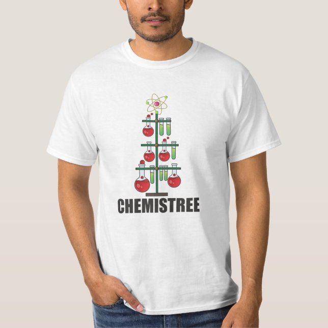 T-shirt Oh Chemistree maître en chimie de Noël (Devant)
