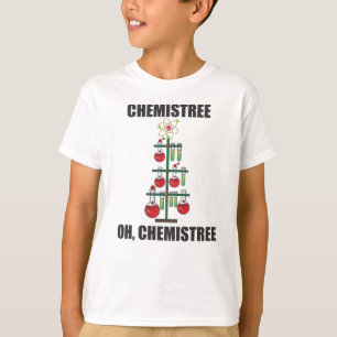 T-shirt Oh Chemistree maître en chimie de Noël