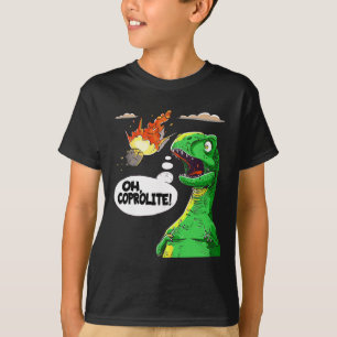 T-shirt Oh Coprolite Paléontologie de l'Humour Dinosaure D