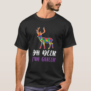 T-shirt Oh Deer Im Queer Transgenre Queer LGBTQ Love
