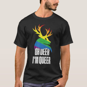 T-shirt Oh Deer Je suis Gay pride Queer Lgbt