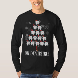 T-shirt Oh Dentistree - Funky Christmas Tree Dental Hygien