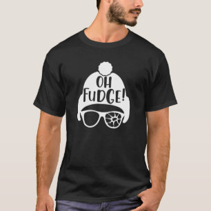 T-shirt Oh Fudge   Amant de Noël Geek drôle