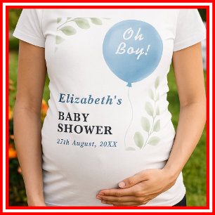 T-shirt Oh Garçon Baby Shower