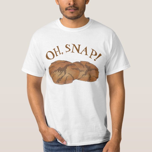 T-shirt Oh (Ginger) Snap Amish PA Dutch Gingersnap Cookies (Devant)