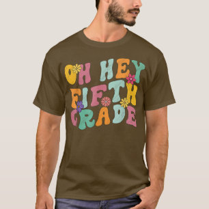T-shirt Oh Hey 5ème Classe Retour À L'École Étudiants Thé
