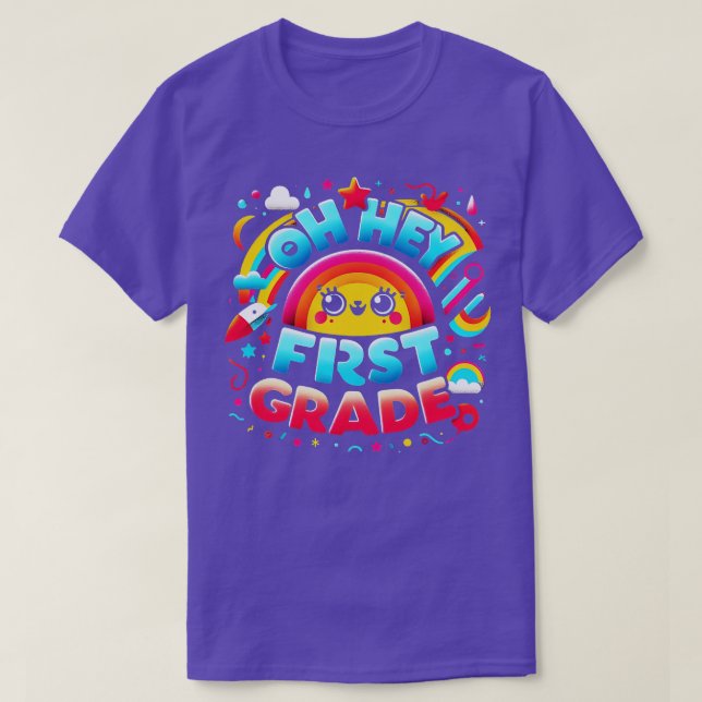 T-shirt Oh Hey Enseignant De Première Année Enfants Premie (Design devant)