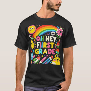 T-shirt Oh Hey Enseignant De Première Année Enfants Premie