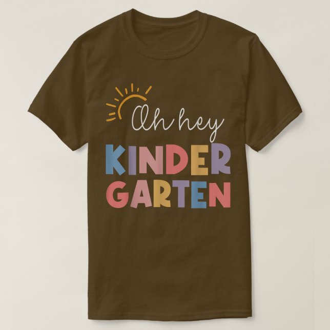 T-shirt Oh Hey jardin d'enfants Retour à l'école Enseignan (Design devant)