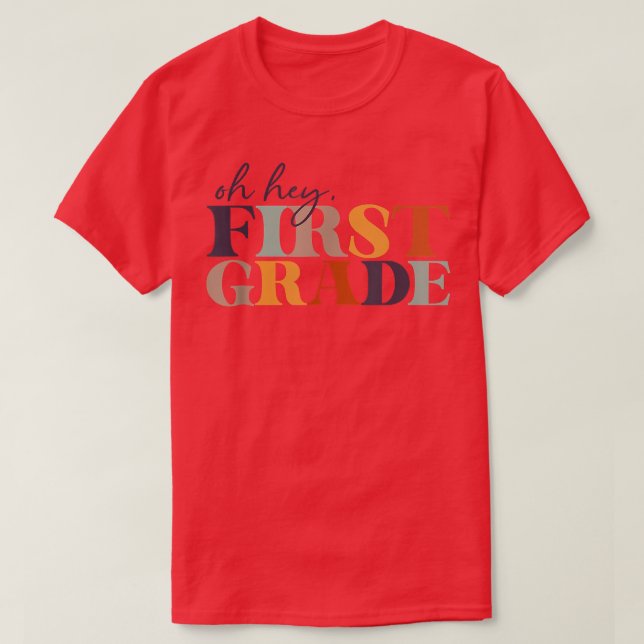 T-shirt Oh Hey première année de retour à l'école pour ens (Design devant)