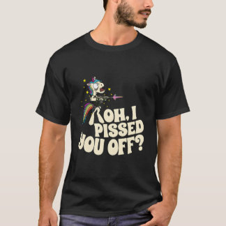 T-shirt Oh je t'ai mis en colère Licorne Furieuse Fantasti