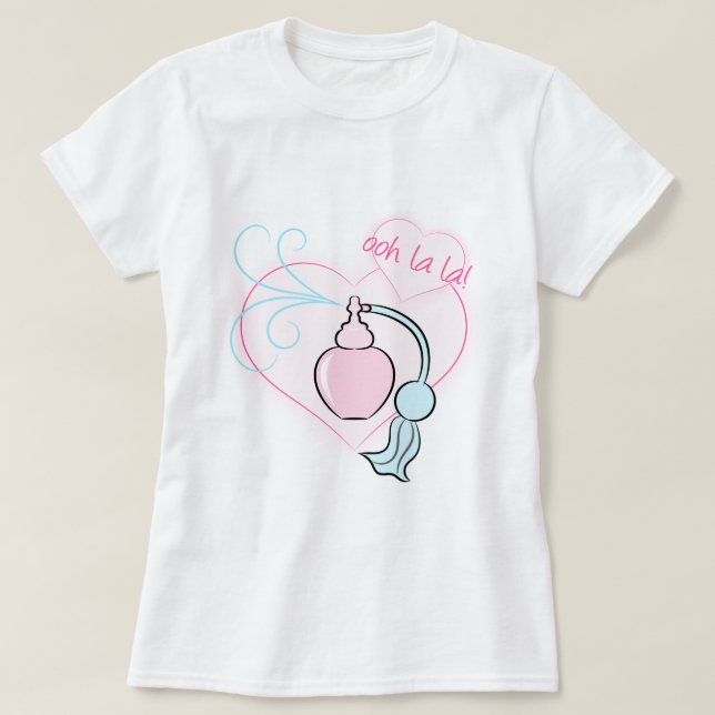 T-shirt Oh ! La de La ! Parfum (Design devant)