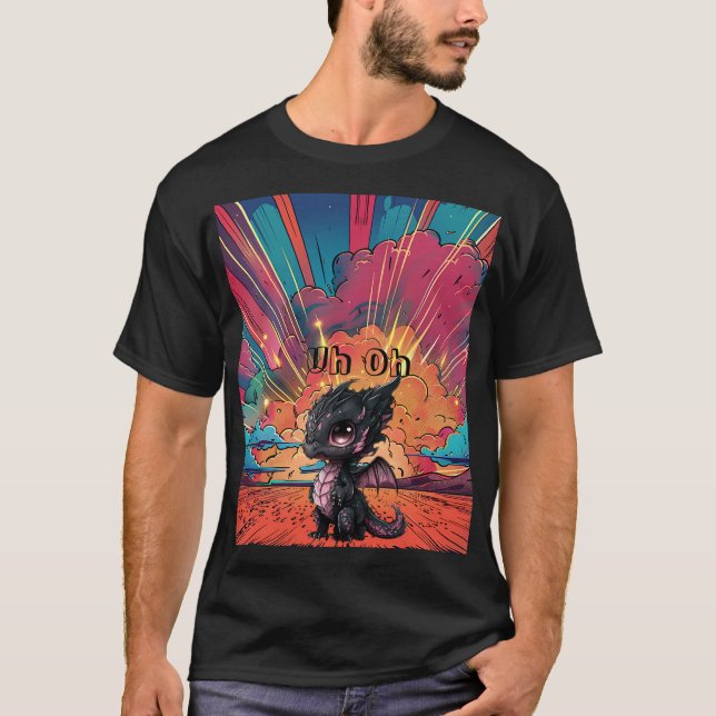 T-shirt Oh Little Dragon (Devant)