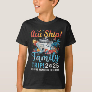 T-shirt Oh mon dieu, c'est un voyage en famille 2025 Crois