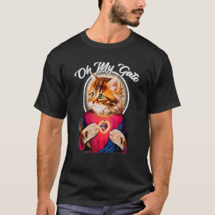 T-shirt Oh Mon Gato Chat Jésus Chat chrétien