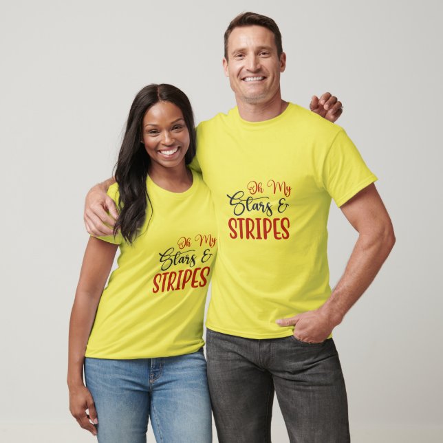 T-shirt Oh My Stars & Stripes (Unisexe)
