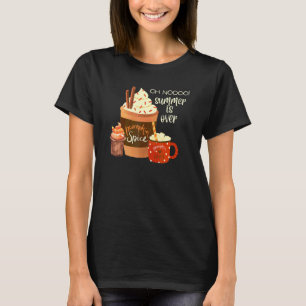 T-shirt Oh Non L'été Est Terminé Pumpkin Spice Pumpkin La