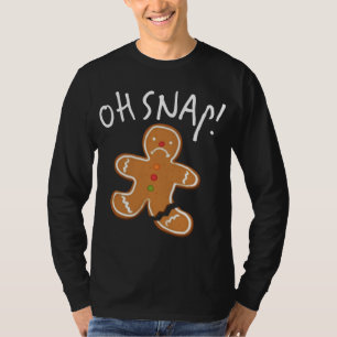 T-shirt Oh ! Pain d'épices Homme Cookie Funny Brossé Jambe