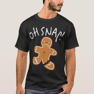 T-shirt Oh ! Pain d'épices Homme Cookie Funny Brossé Jambe