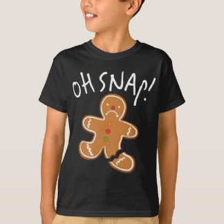 T-shirt Oh ! Pain d'épices Homme Cookie Funny Brossé Jambe