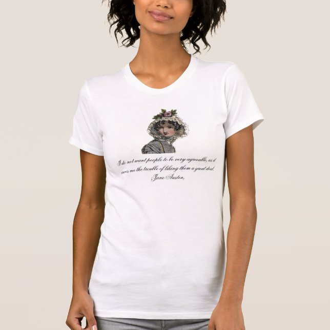 T-shirt Oh pour l'amour de Jane Austen (Devant)
