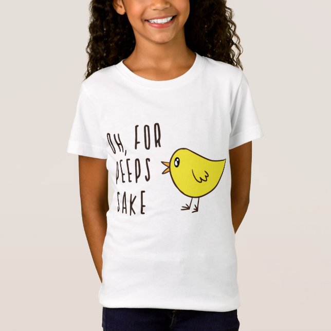 T-Shirt Oh pour les gens Sake mignon poussin de Pâques ado (Devant)