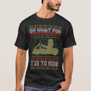 T-shirt Oh Quel Amusant C'Est De Circuler Kart Vilain Cade