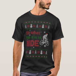 T-shirt Oh Quel Amusant C'Est De Faire Du Vélo Vilain Gros